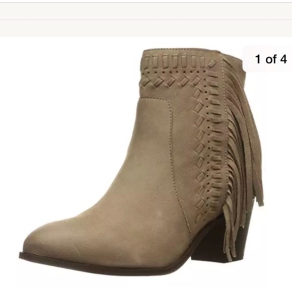 MÍA brown fringe boots - Picture 2 of 9